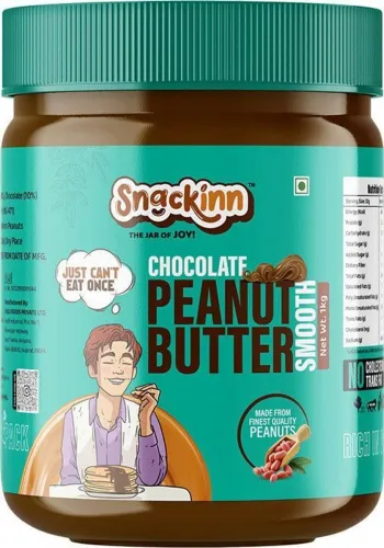 Image of snackinn Chocolate Smooth Peanut Butter (1 kg)
