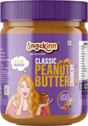 snackinn Classic Peanut Butter – Crunchy (1 KG)