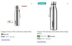 Snapple Water Bottles & Flasks upto 82% off starting ₹198