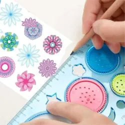 SNAPTRON Designer Spirograph Ruler Birthday Return Gift Set-6