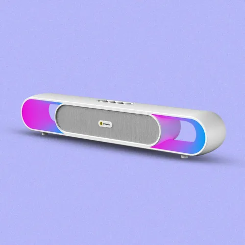 Image of SnapUp Boom X Pro 16W RGB TWS Party Speaker (White)