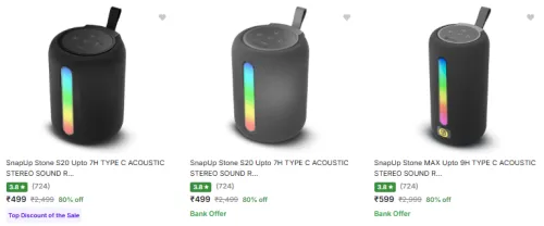 Image of Snapup Mobile Speakers Starting @ ₹499