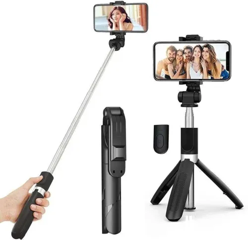 Image of SNDS Selfie Stick multi-function Wireless Bluetooth Tripod