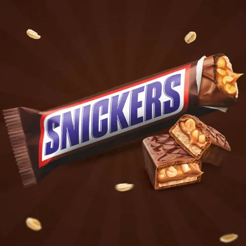 Image of SNICKERS Peanut Filled Chocolate, Loaded with Nougat & Caramel Bars (40 g)