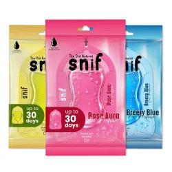 The Old Natural Snif Hanging Car Air Freshener Gel | Essential Oil Based Long Lasting Car Perfume