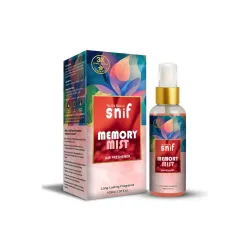 Snif Memory Mist Air Freshener Spray – 100ml | Uplifting Floral Aroma, Natural Air Freshener for Home, Office & Car