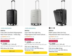 Snitch Cabin size Suitcase From ₹1599