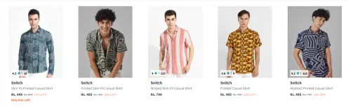 Image of Snitch Casual Shirts For Men From ₹449