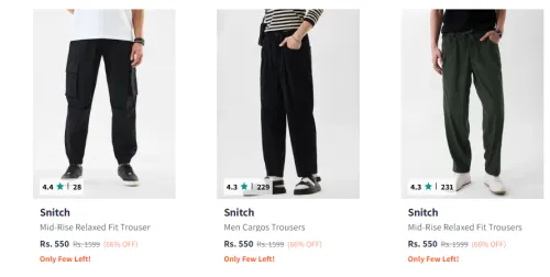 Image of Snitch Men Clothes Minimum 60% Discount