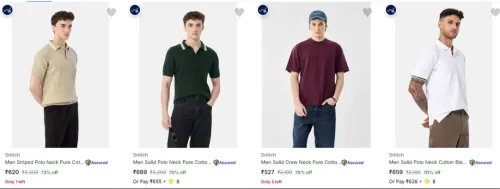 Image of Snitch Men Cloths up to 75% Discount
