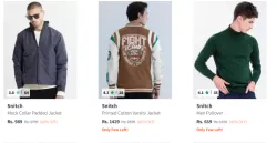 Snitch Men Jacket up to 60% Discount