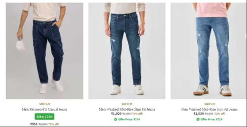 Image of Snitch Men jeans up to 72% Discount