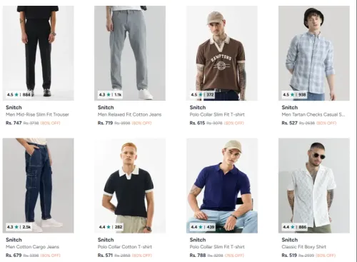 Image of Snitch Men's Clothing up to 80% Discount