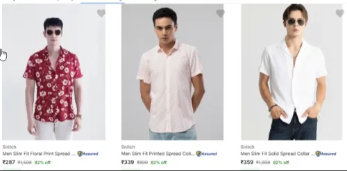 Image of Snitch MEN'S SHIRTS STARTING AT ₹287