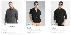 Snitch Men Shirt Minimum 50% Discount