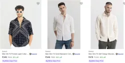 Snitch Men Shirt Minimum 60% Discount