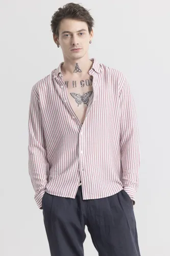 Image of Snitch Men Slim Fit Casual Shirt