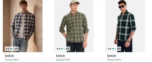 Image of Snitch Men Tartan Casual Shirt Upto 76% OFF