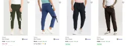Snitch Mens Cargos upto 81% Discount