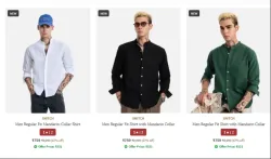 snitch Mens Clothing at minimum 67% Discount
