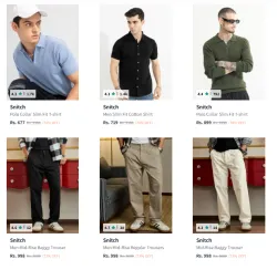 Snitch Mens Clothing at minimum 70% Discount