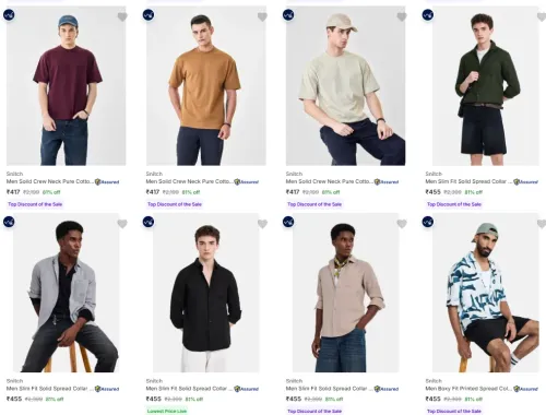 Image of Snitch Mens clothing at minimum 80% Discount