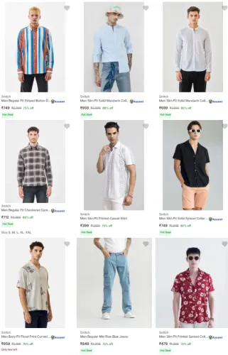 Image of Snitch Men's Clothing min. 75% Discount