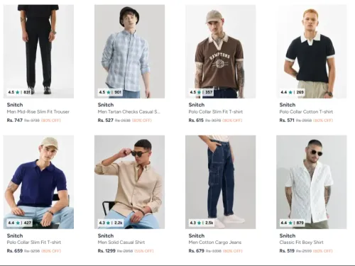 Image of Snitch Men's Clothing up to 80% Discount