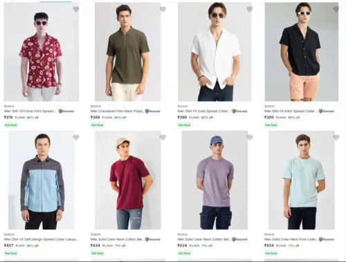 Image of Snitch Mens Clothing Upto 80% Discount