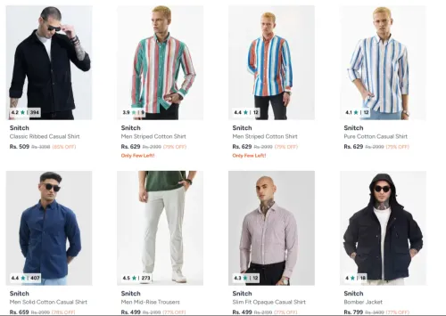 Image of Snitch Men's Clothing up to 85% Discount