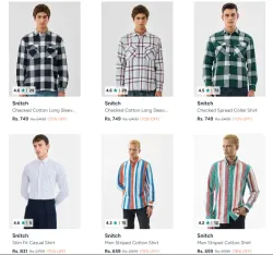 Snitch Men's Cloths at minimum 78% discount