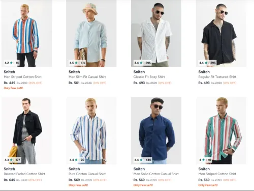 Image of Snitch Men's Cloths up to 85% Discount