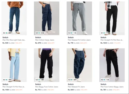 Image of Snitch Men's Jeans up to 80% Discount