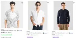 Snitch Mens Casual Shirts at Minimum 70% Discount