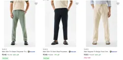Snitch Mens Trousers upto 71% Discount