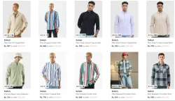 Snitch Mens Shirts at minimum 80% Discount
