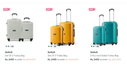 Snitch Trolley Bag at minimum 45% Discount