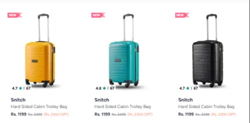 Image of Snitch Trolley Bag at minimum 46% Discount