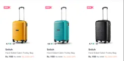 Snitch Trolley Bag at minimum 46% Discount