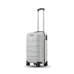 SNITCH Vector Cabin Size Light Grey Polypropylene Hard Travel Suitcase