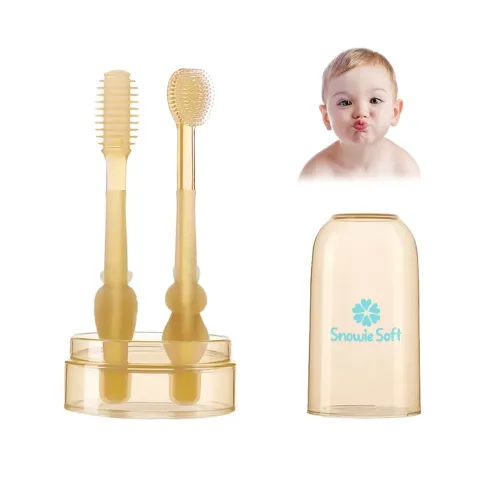 Image of SNOWIE SOFT Baby Oral Cleaning Brush (2-in-1)