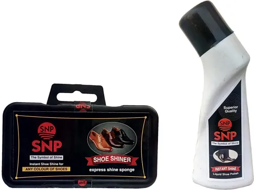 Image of SNP Shoe Shiner Natural \ Shoe Polish Black Shoe Care Kit