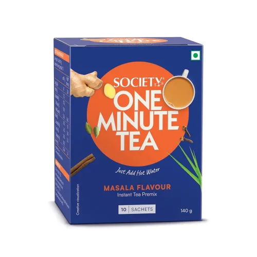Image of Society One Minute Masala Instant Tea Sachets (140g)