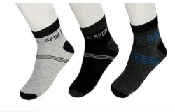 Socks for Men Cotton Ankle Length Sports Socks, Po3