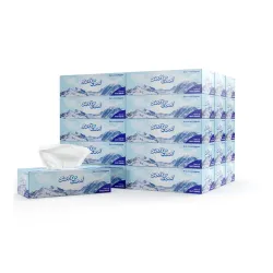Soft N Cool 2 Ply Facial Tissue Box | Pack of 30 (150 Pulls Per Box, 4500 Sheets) 100% pure, natural virgin paper - | Ul