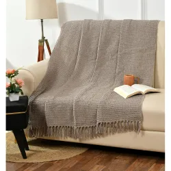 Soft Cotton Throw Blanket for Sofa Bed Living Room