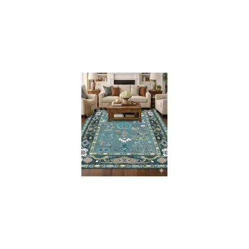 Image of Soft & Durable Floor Carpet Premium Cotton Carpet for Living Room
