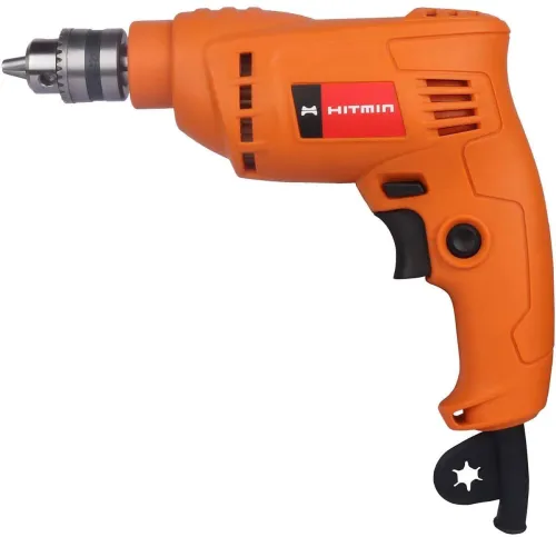 Image of Hit Min HMD6AS8 Corded Drill with Soft Grip Handle, 320 W