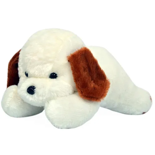 Image of Softdreams Dog Stuffed Soft Toy Plush for Kids Baby Boy Girl Birthday (White 26Cm)