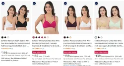 Softline Womens Bra Combo up to 80% Discount